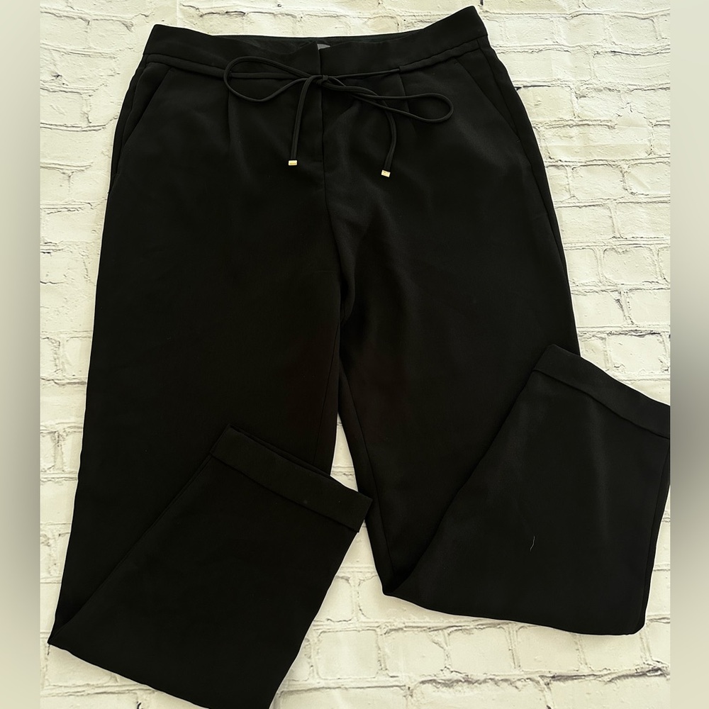 The Limited Black Tie-Waist 12L Trousers like new
